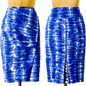 {Anthro} Eva Franco Araca Tie-Dye Pencil Skirt NWT